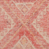 Red vintage runner rug, 91x341cm