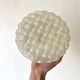 Vintage round ceiling light with woven effect