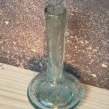 Vase soliflore en verre bullé