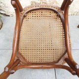2 bistro chairs seated tanned