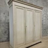 Armoire penderie ancienne armoire murale française XXL gris 230x212 cm