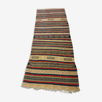 Tapis multicolores en laine