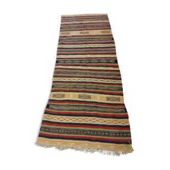 Tapis multicolores en laine