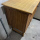 Vintage rattan bar cabinet by Dlg Audoux Minet