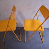 Two ikea folding chairs, niels gammelgaard