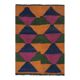 Vintage handmade Turkish rug 108x137 cm