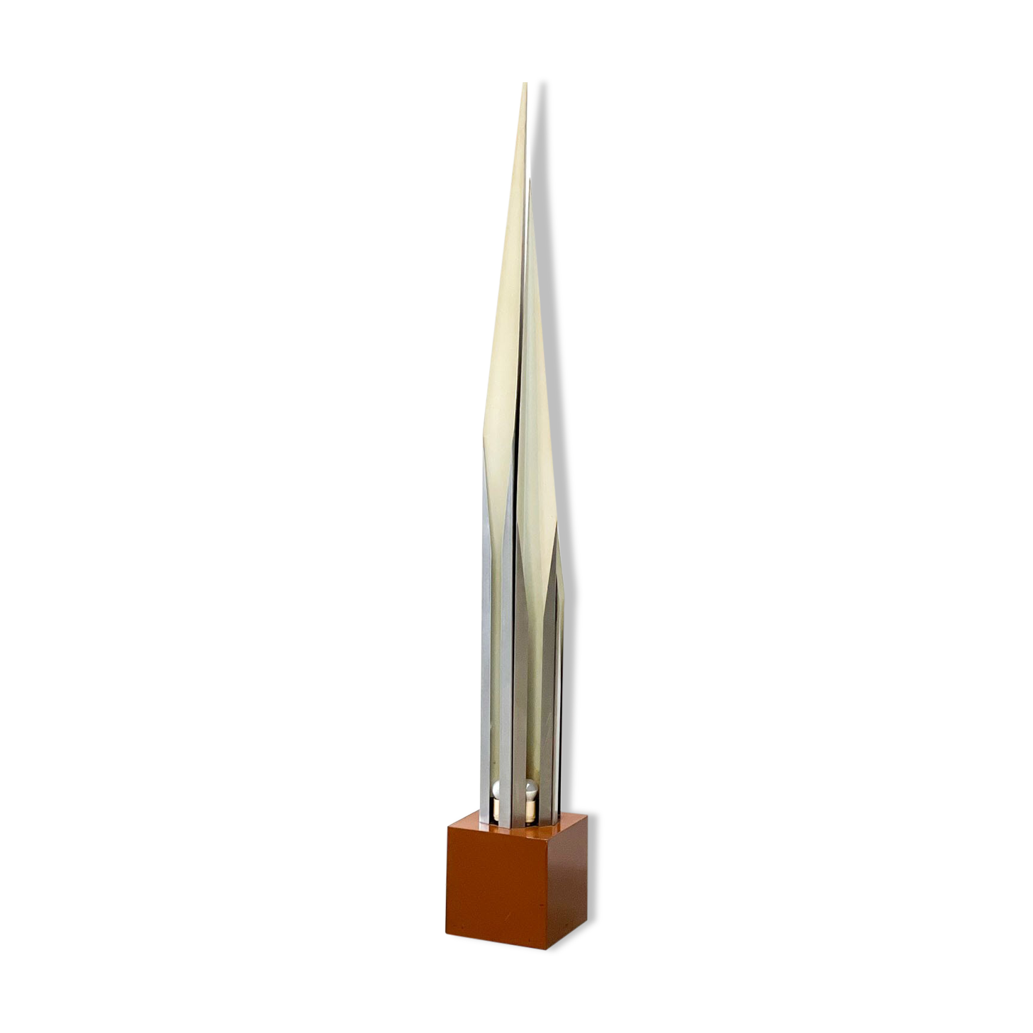 Sculptural italian floor lamp, 1970s