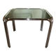 Table basse chromée années 70