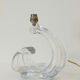 Crystal lamp foot Maison Daum France circa 1960