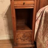 Old walnut bedside