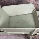 Antique wooden wheelbarrow