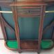 Vestiaire mural art nouveau / bois laiton
