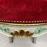 Series of six high-backed chairs in Venetian taste