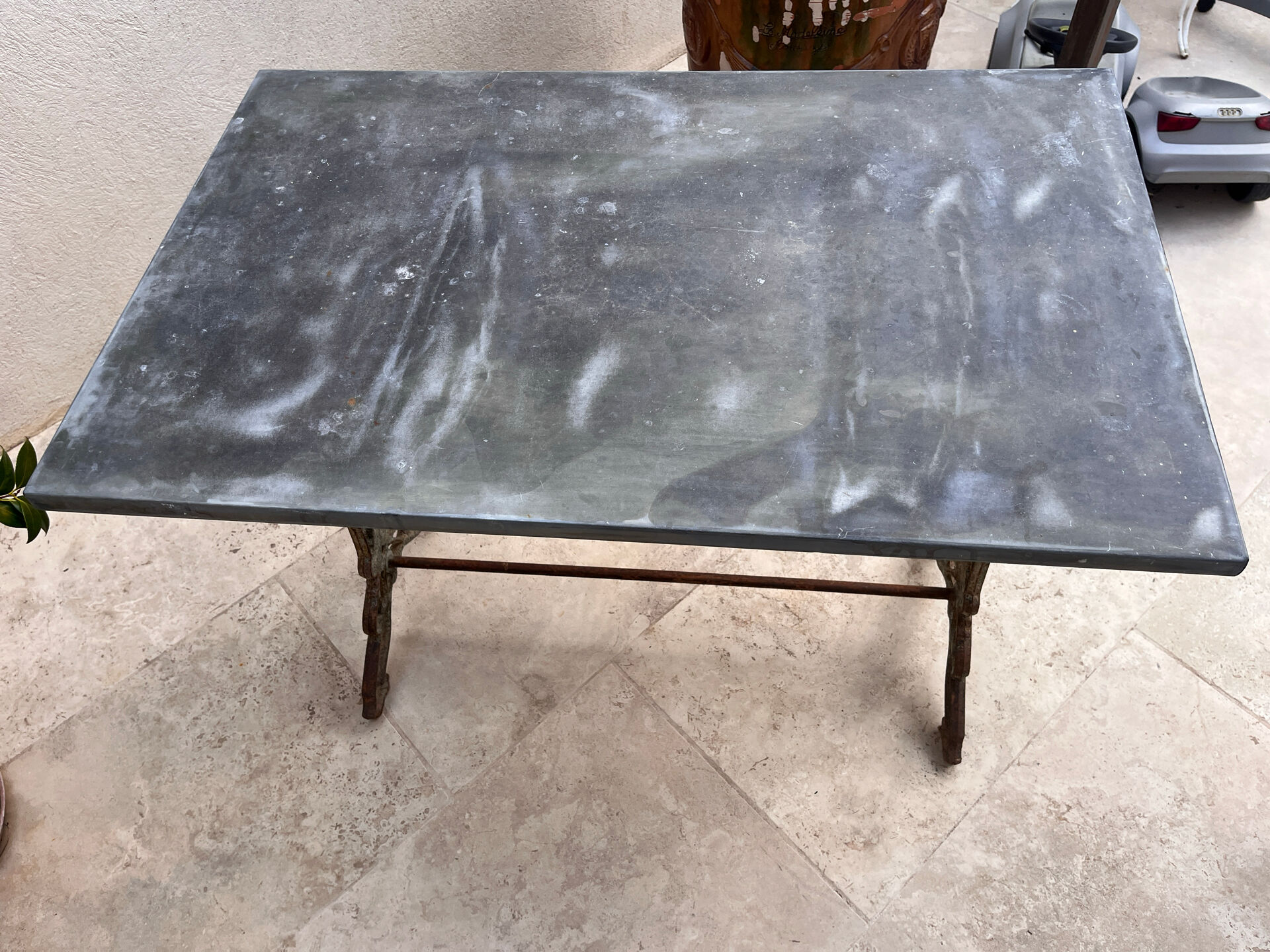 Table bistrot art nouveau 1900
