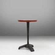 Cast Iron Bistro Table with Bakelite Top from Louis Vuitton, France, 1930s