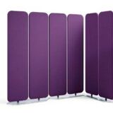Viswall claustra screen by sedus set of 3 double-leaf screens