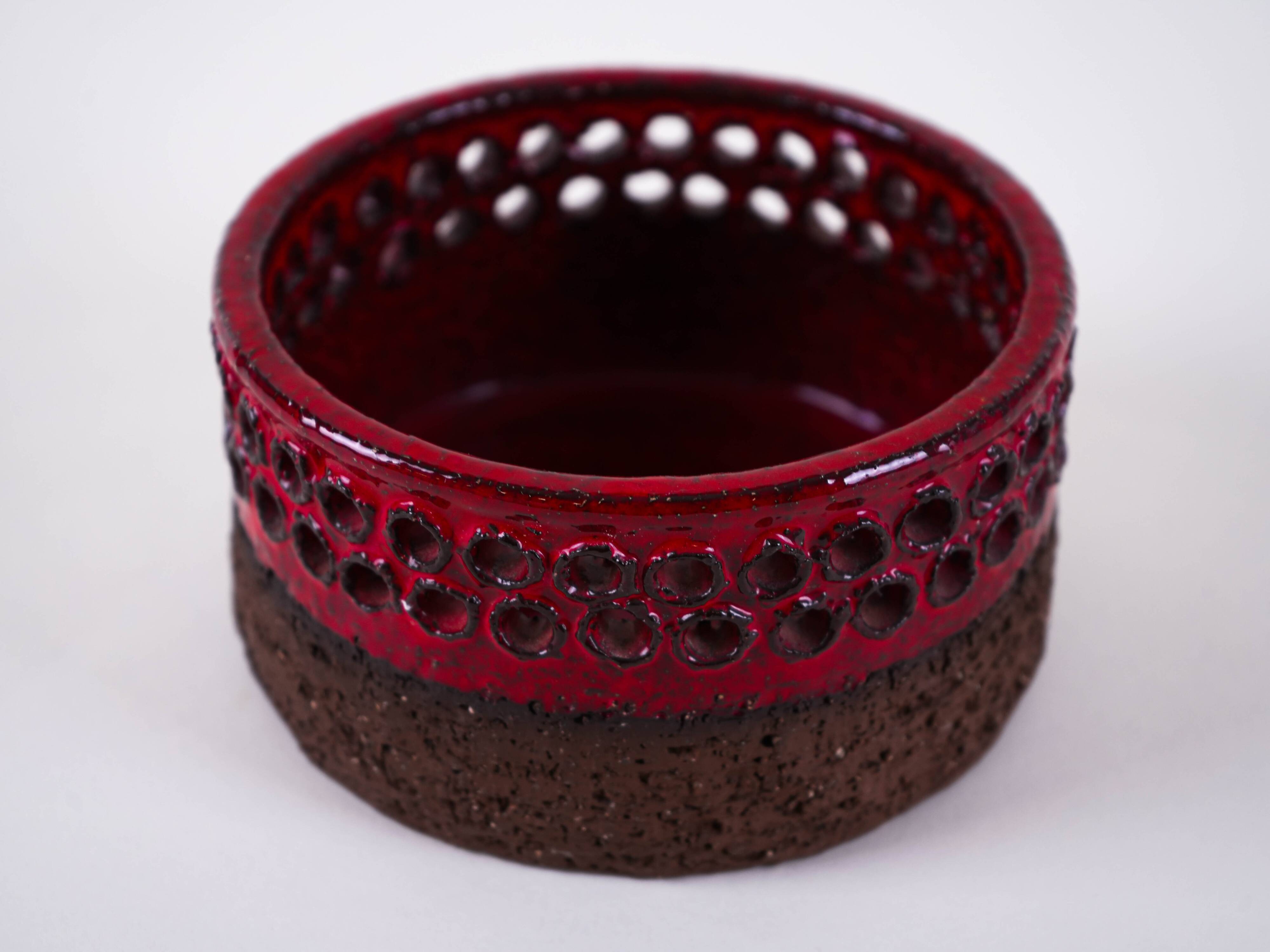 Support de bougie en céramique, design danois, années 1960, fabriqué au Danemark