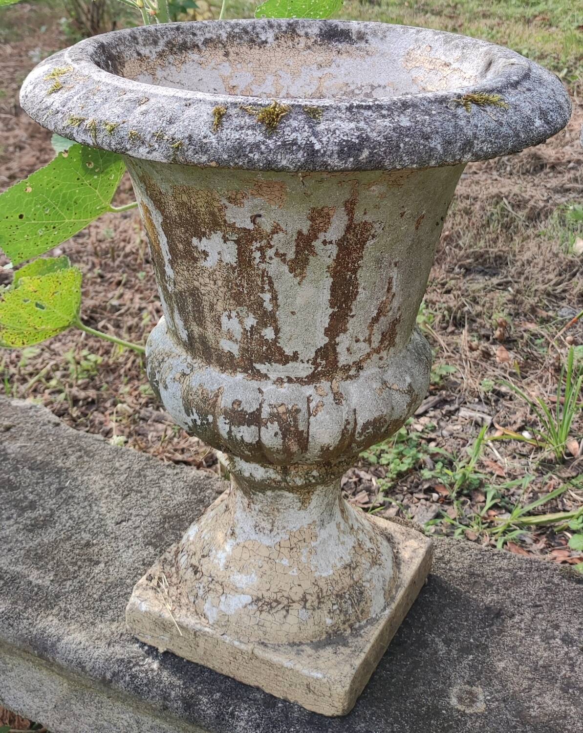Pair of antique Medici stone vases