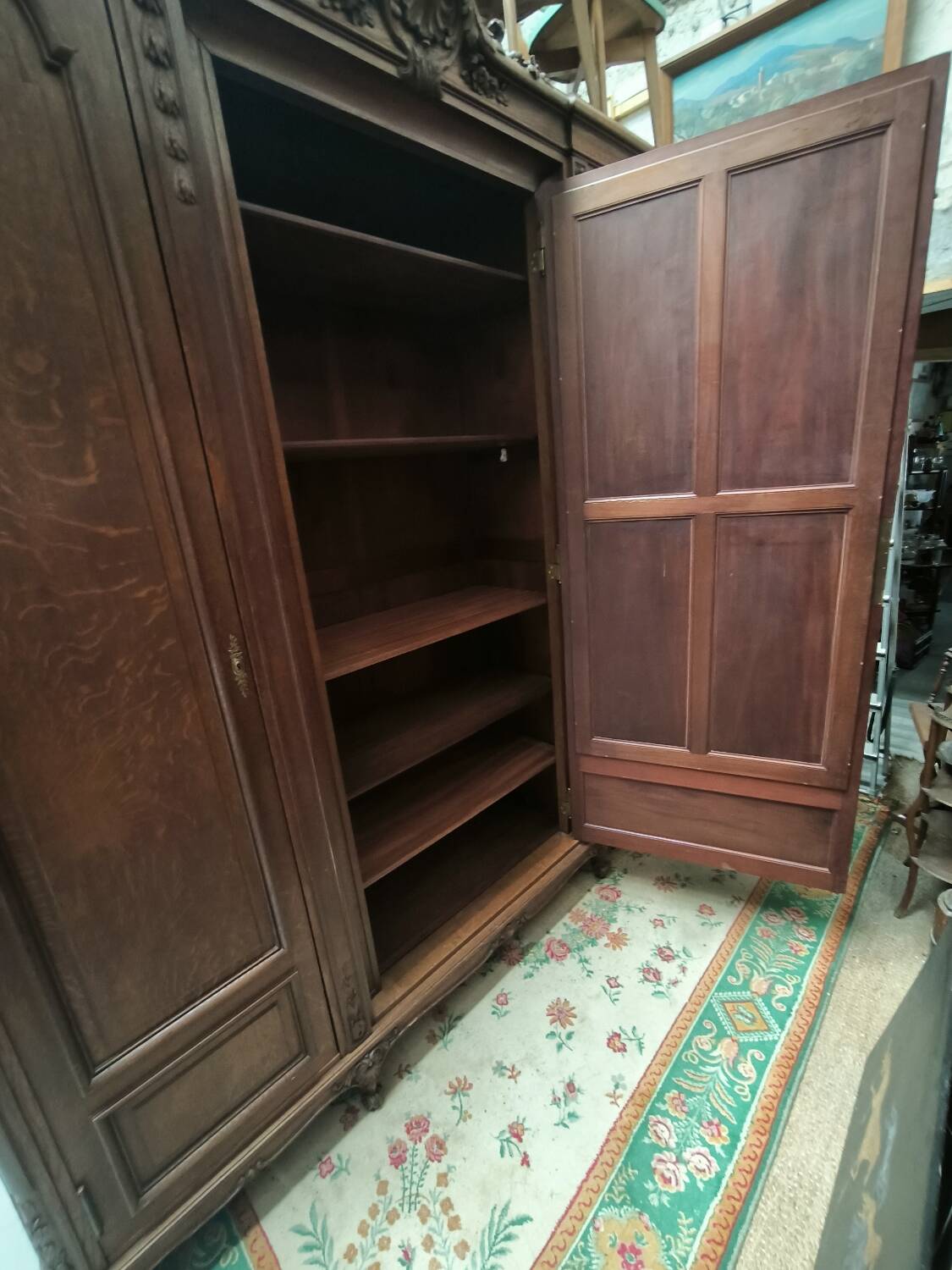 Armoire 3 portes style Régence 1910-1920