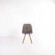 Eyes Wood chair – Erik Jørgensen – Mid grey upholstery – Solid wood