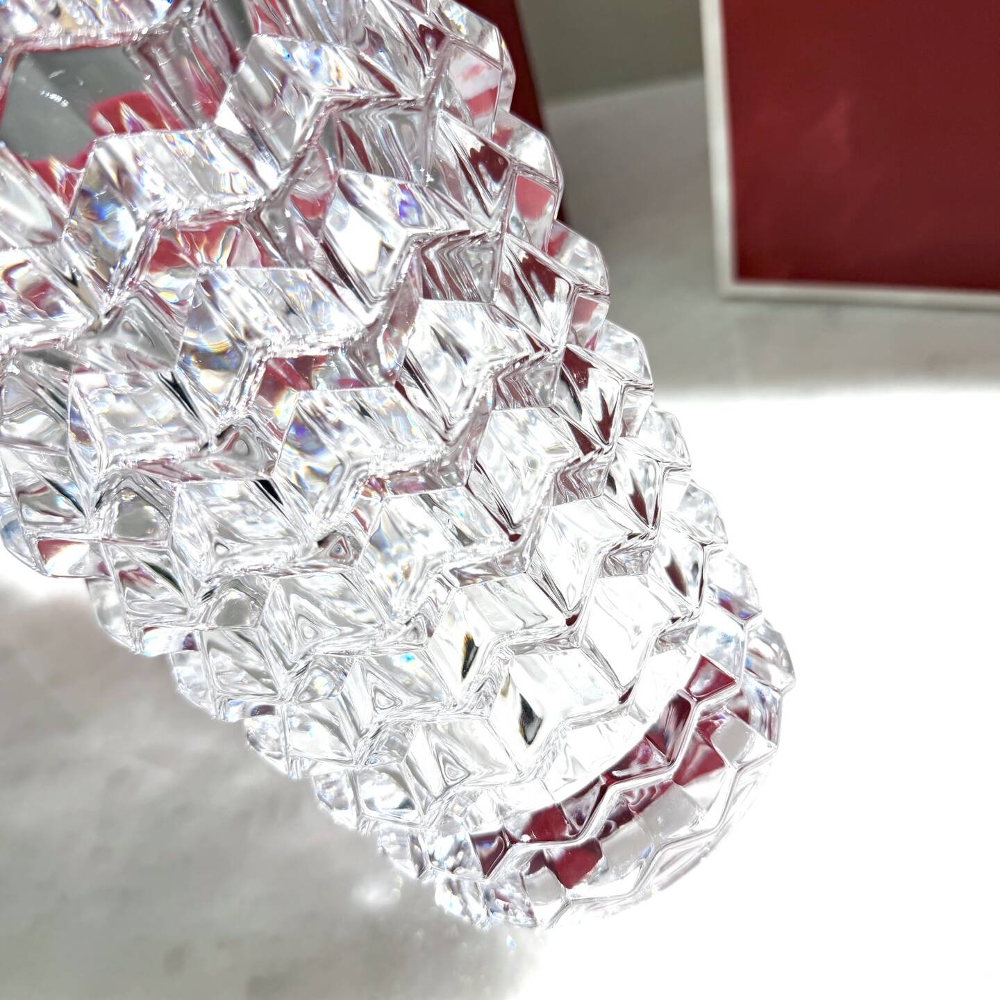 Baccarat Crystal Zig Zag Vase (25cm)