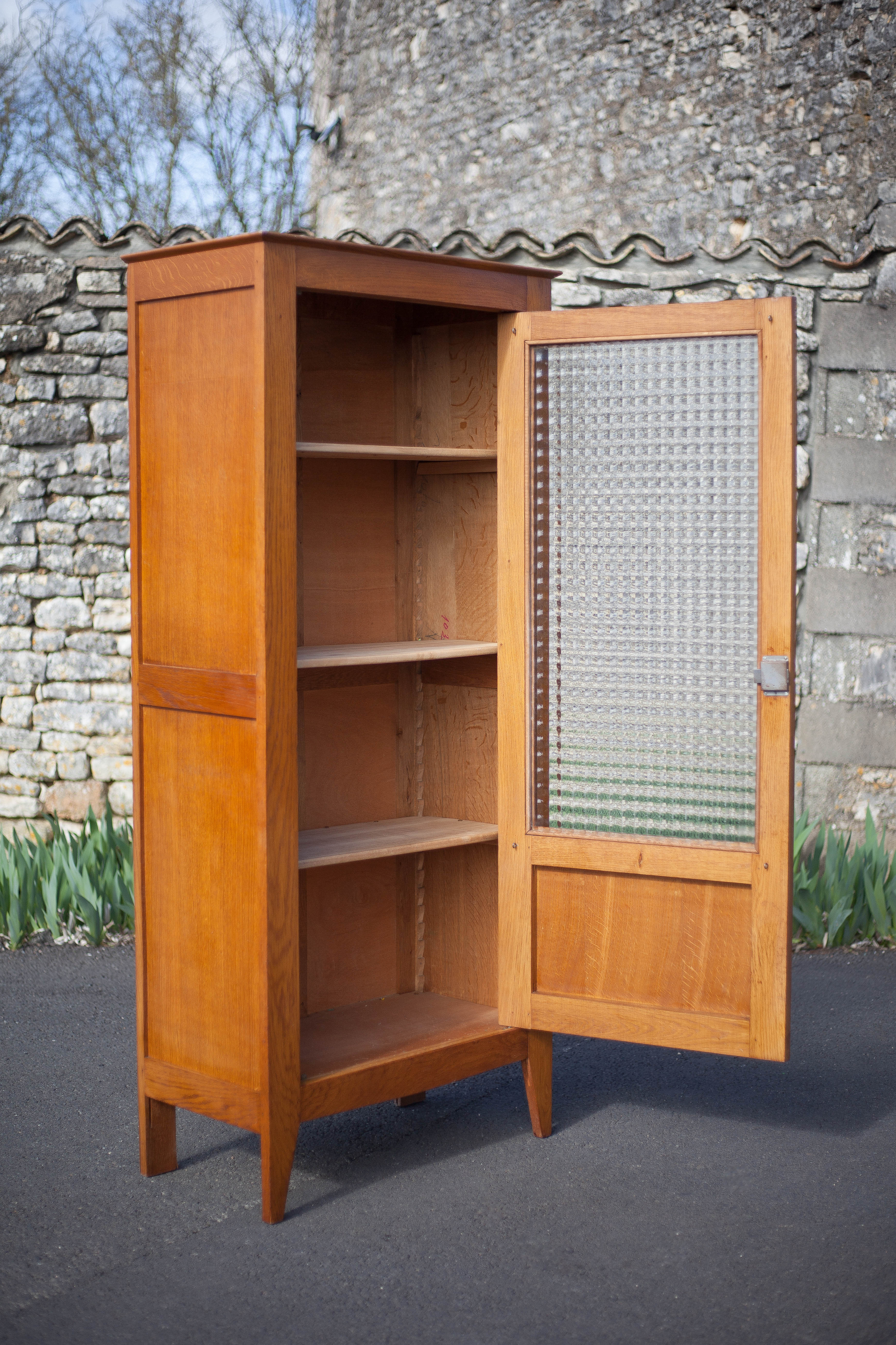 Hosiery, glazed school cabinet