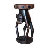 African zoomorphic wooden stool