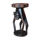 African zoomorphic wooden stool