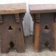 Pair of ancient Gothic stools