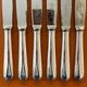 Christofle America 6 entremet, cheese, and dessert knives, 19.5 cm, superb