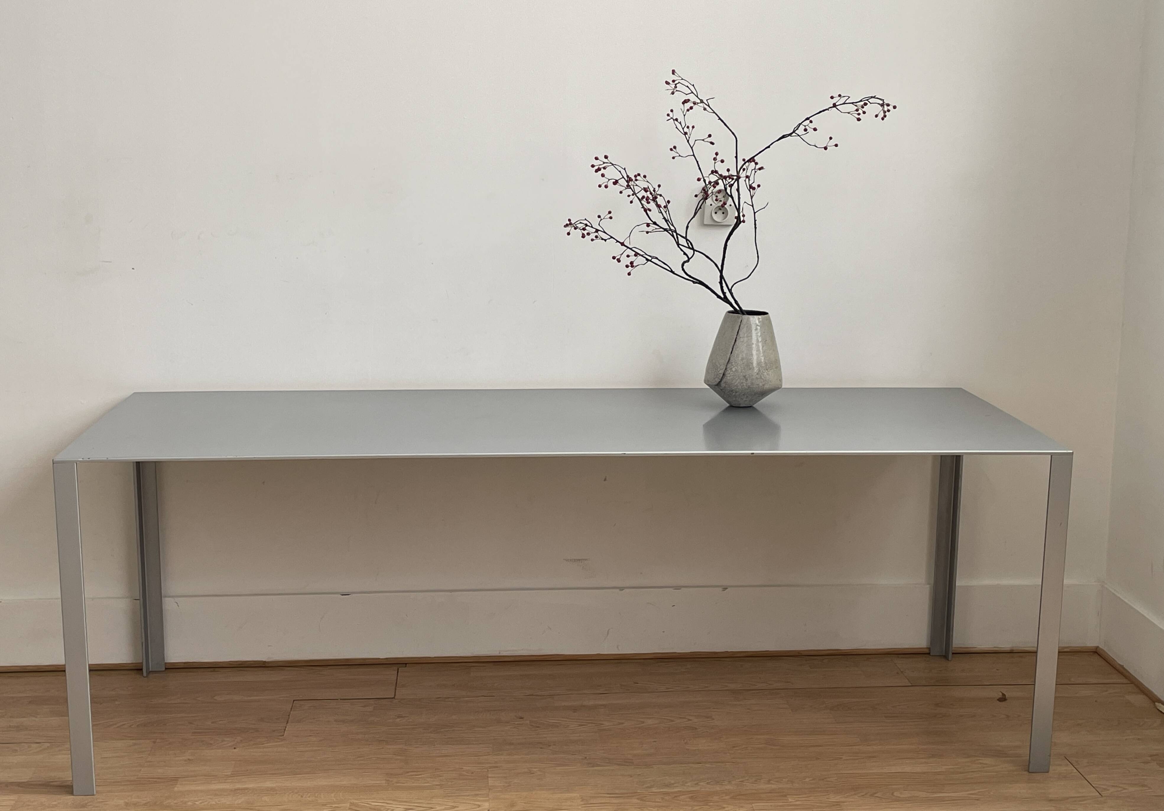 Table "LESS", 1994, designed by Jean Nouvel, for office or domestic use.