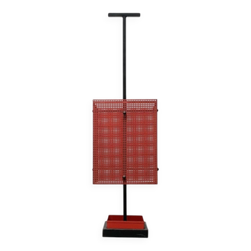 Porte-parapluie minimaliste en acier perforé, années 1960