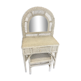 Rattan dressing table