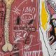 Jean-Michel Basquiat. Numbered color silkscreen print. 1990s.