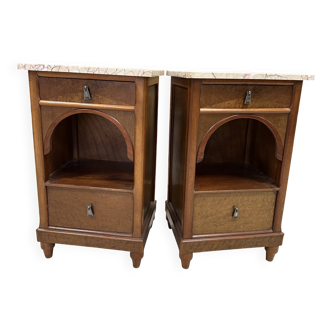 Pair of Art Deco bedside tables