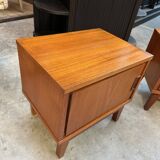 Pair of Scandinavian teak bedside tables