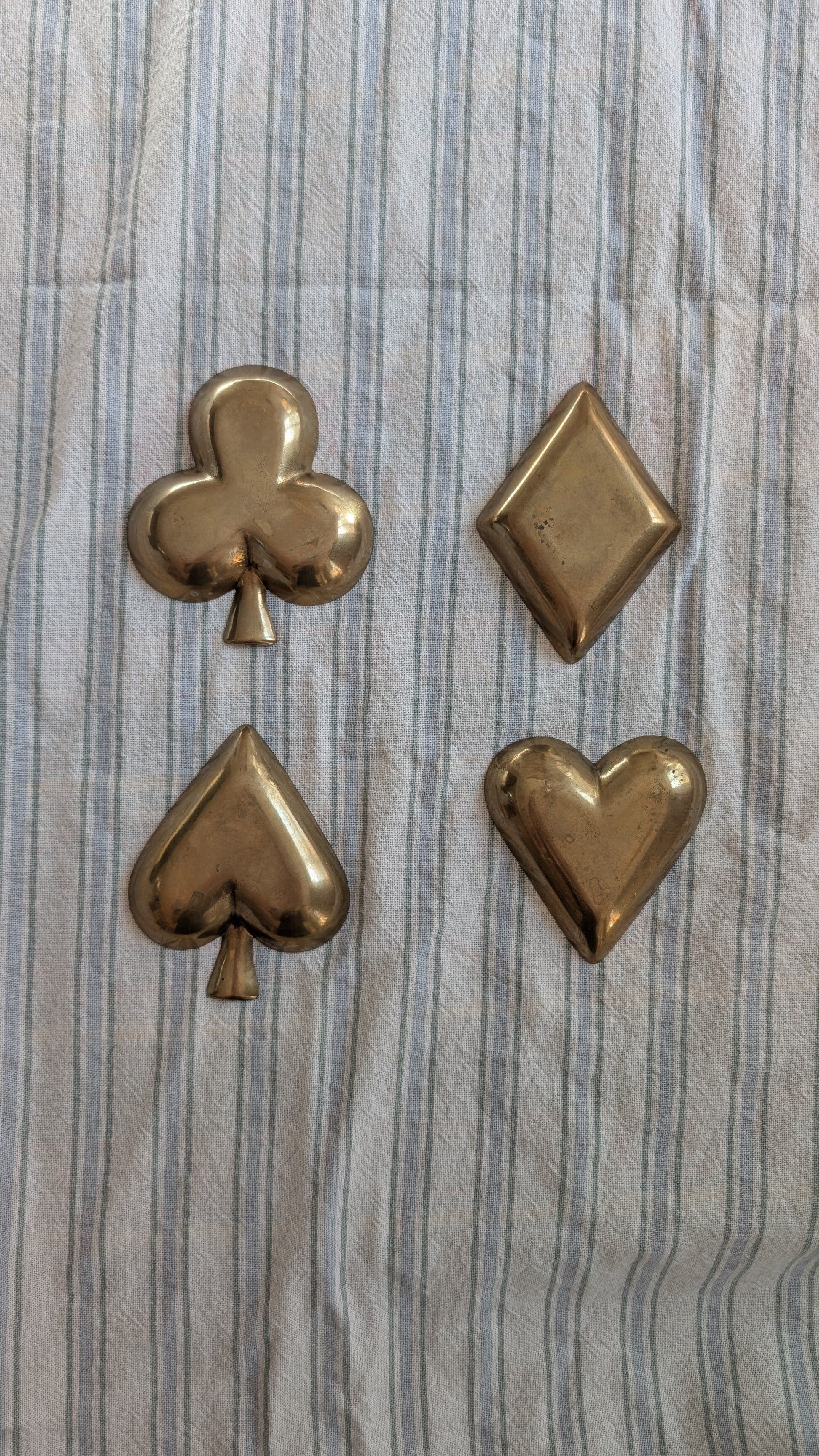 Vintage brass catchall tray