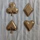Vintage brass catchall tray