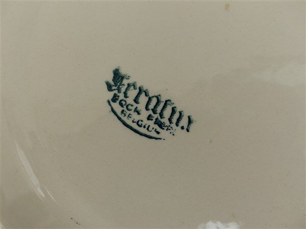 Set of 6 vintage plates Boch Kéraluc Belgium 1950 1960