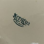 Set of 6 vintage plates Boch Kéraluc Belgium 1950 1960