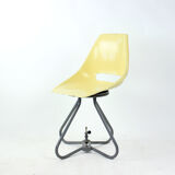 Yellow Tram Chair By Miroslav Navratil For Vertex, 1960s