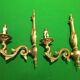 Paire d’appliques en bronze