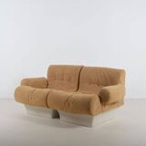Modular sofa Sofalette with ottoman by Otto Zapf for Vitsoe, 1970s