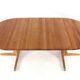 Round 2x Extendable Dining Table "Tjórn" - danish design in teak