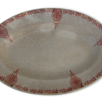 Old oval dish