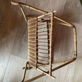 Rattan magazines holder