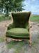Antique bergère