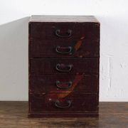 Antique Japanese lacquered kodansu with five drawers – Japan, circa 1900