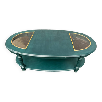 Petrol blue coffee table