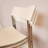 Trio de chaises Campus Lammhults Suède 1990